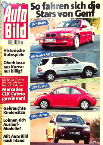 Deckblatt Auto Bild (08/1998)